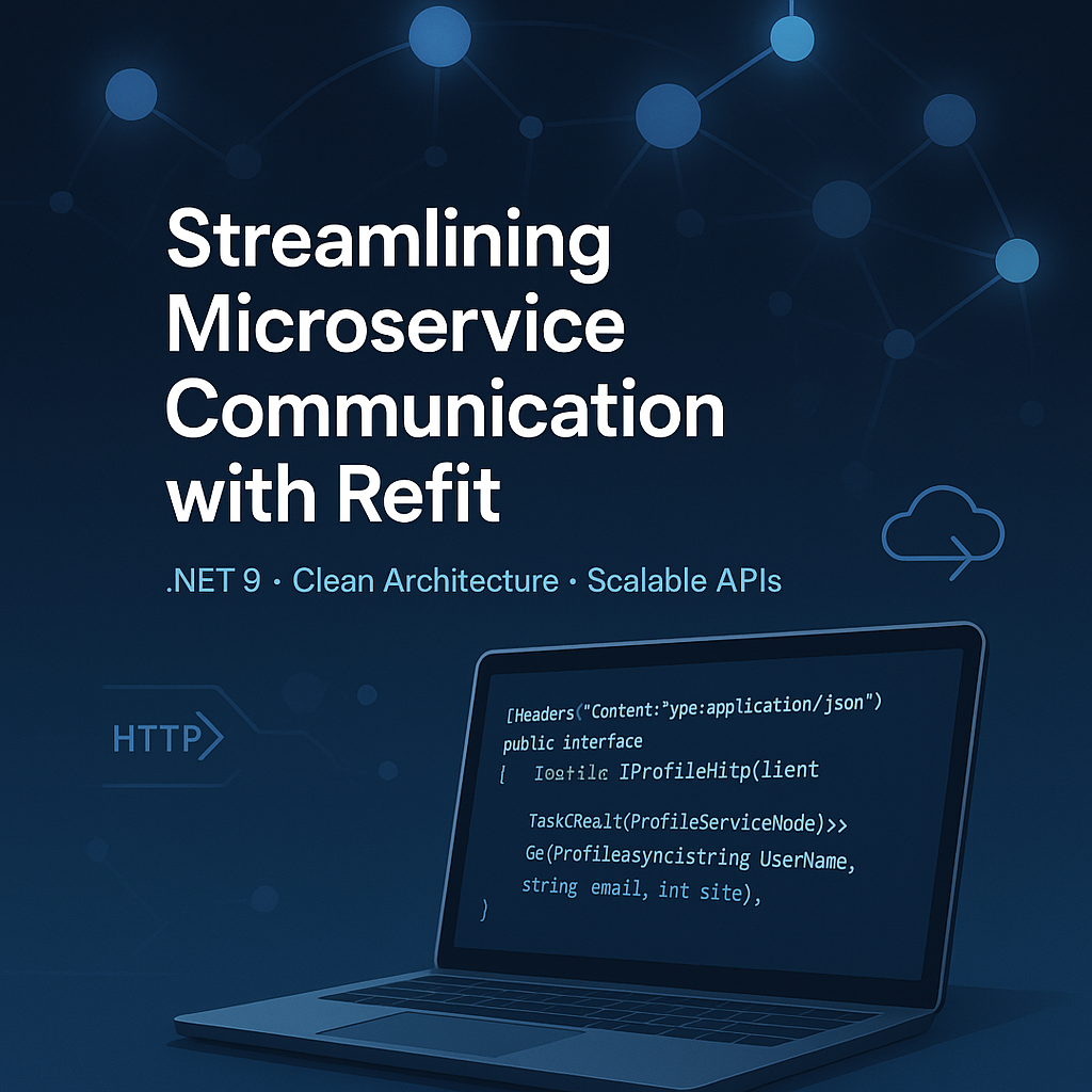 Refit HTTP clients connecting microservices in a distributed .NET architecture